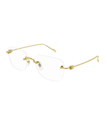 Cartier Eyeglasses CT0379O 002 Gold