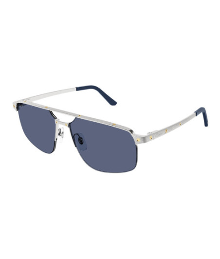 Cartier Sunglasses CT0385S 004 Silver