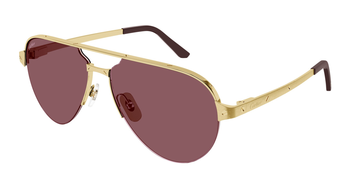 Cartier Sunglasses CT0386S 004 Gold