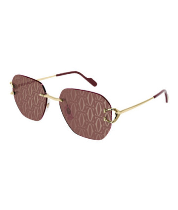 Cartier Sunglasses CT0394S 003 Gold