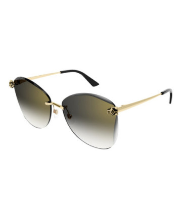 Cartier Sunglasses CT0398S 001 Gold