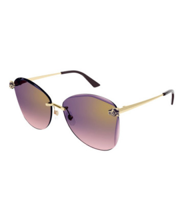 Cartier Sunglasses CT0398S 003 Gold