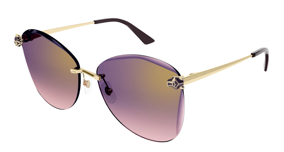 Cartier Sunglasses CT0398S 003 Gold