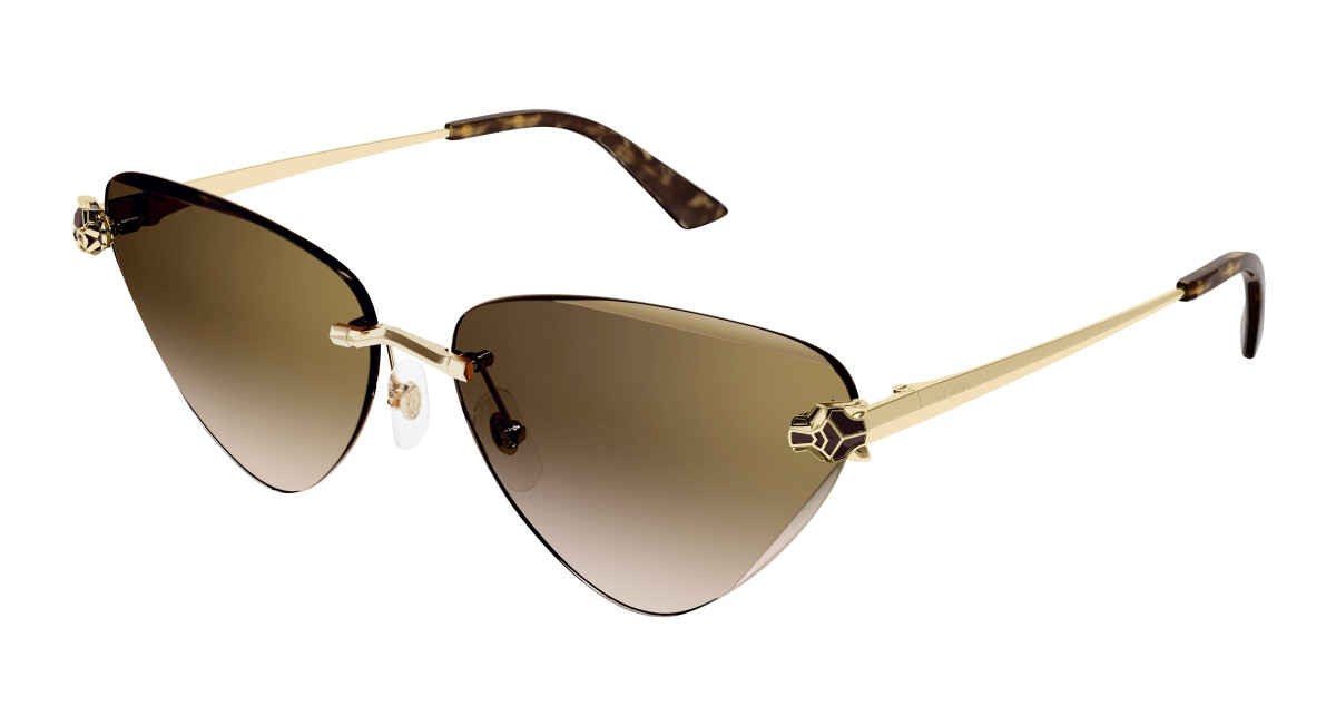 Cartier Sunglasses CT0399S 002 Gold
