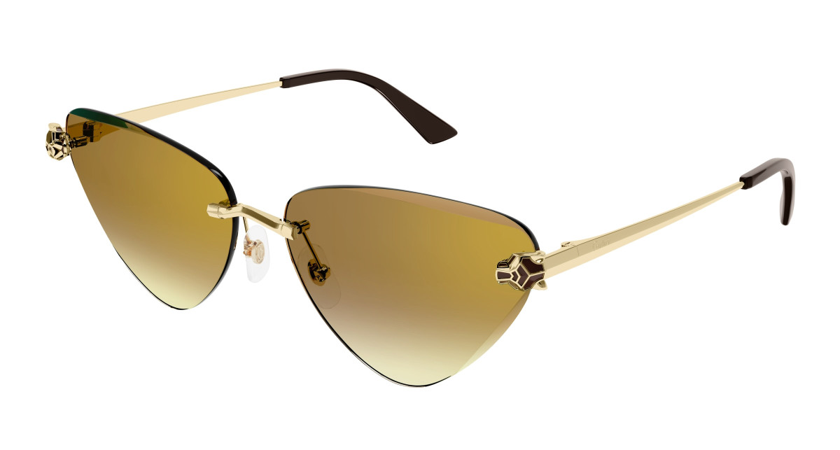Cartier Sunglasses CT0399S 003 Gold