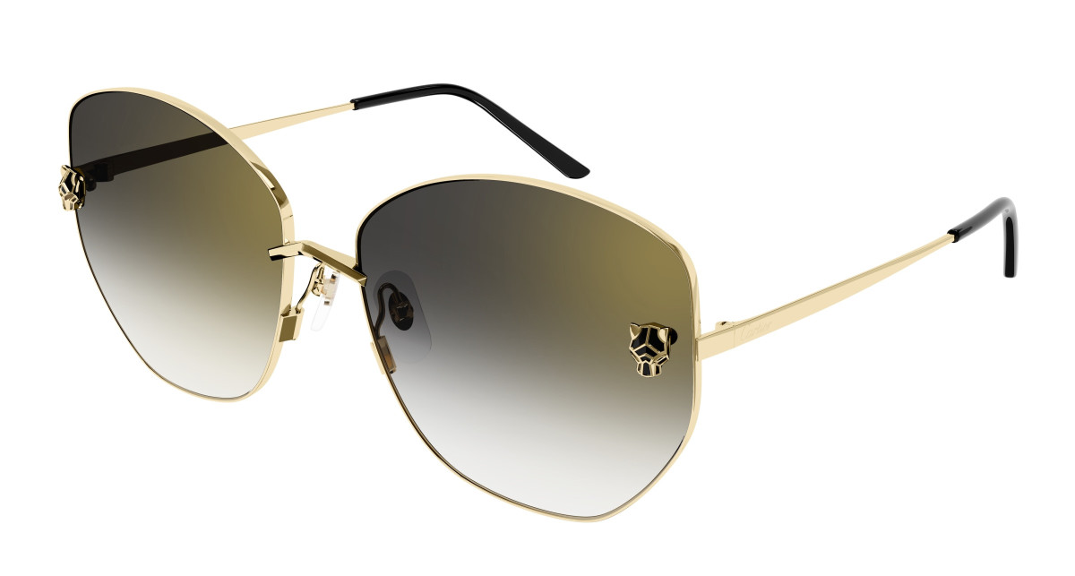 Cartier Sunglasses CT0400S 001 Gold