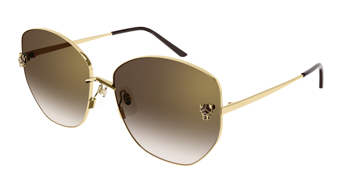 Cartier Sunglasses CT0400S 002 Gold