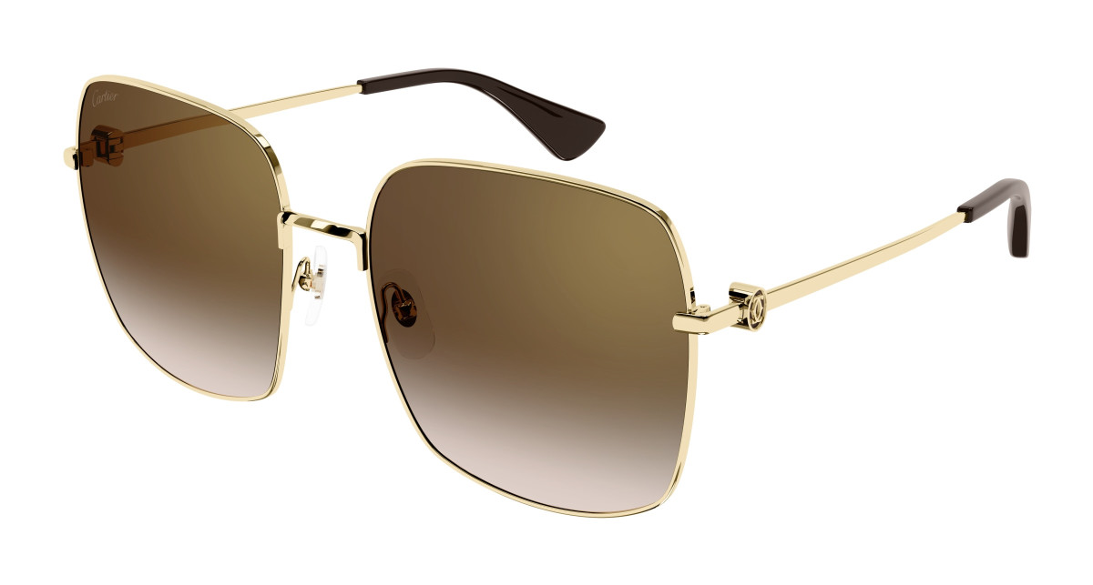 Cartier Sunglasses CT0401S 002 Gold