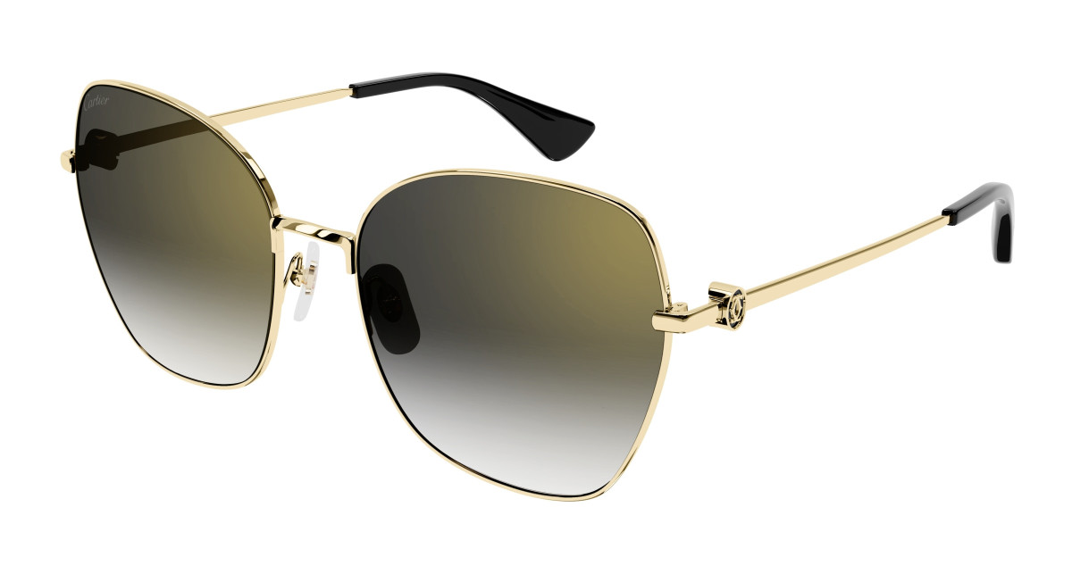 Cartier Sunglasses CT0402S 001 Gold
