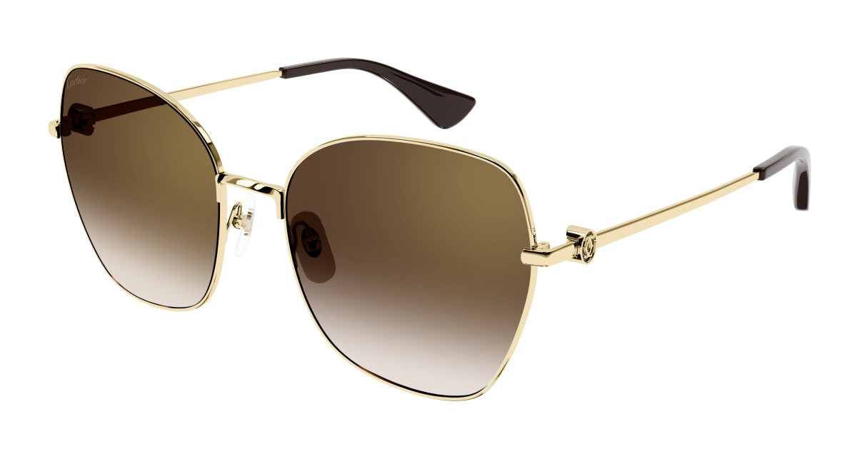 Cartier Sunglasses CT0402S 002 Gold