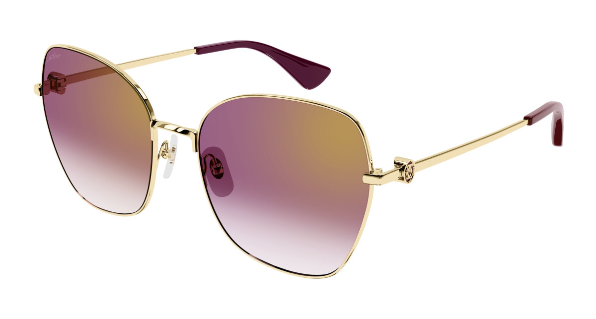 Cartier Sunglasses CT0402S 003 Gold