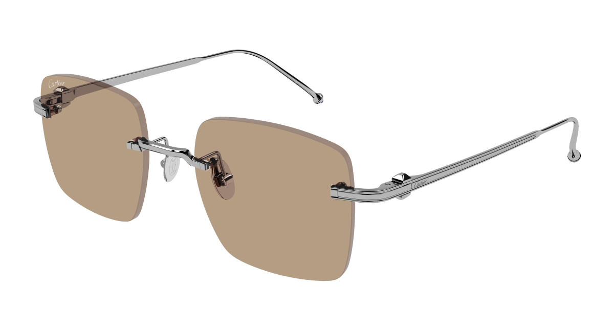 Cartier Sunglasses CT0403S 005 Ruthenium