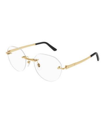 Cartier Eyeglasses CT0408O 001 Gold