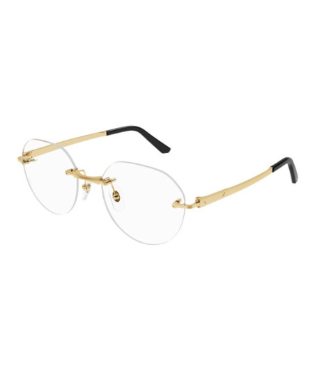 Cartier Eyeglasses CT0408O 001 Gold