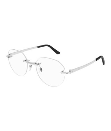 Cartier Eyeglasses CT0408O 002 Silver