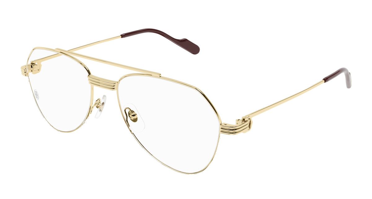 Cartier Eyeglasses CT0409O 001 Gold