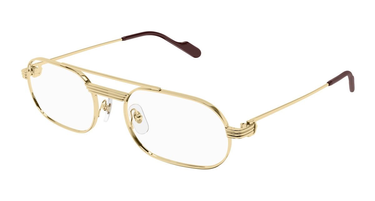 Cartier Eyeglasses CT0410O 001 Gold