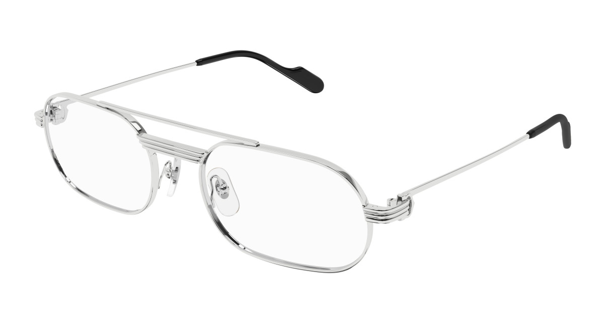 Cartier Eyeglasses CT0410O 002 Silver