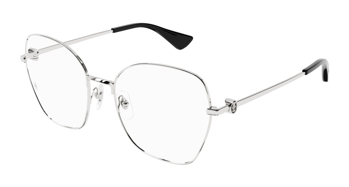 Cartier Eyeglasses CT0413O 002 Silver