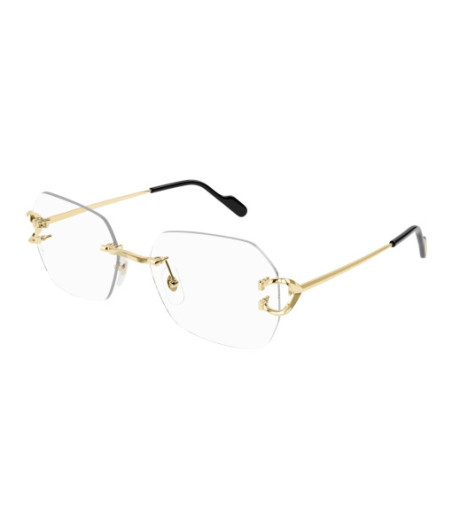 Cartier Eyeglasses CT0416O 001 Gold