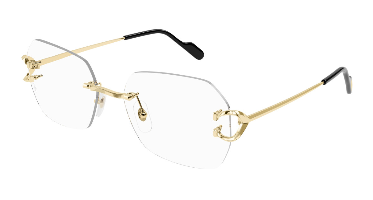 Cartier Eyeglasses CT0416O 001 Gold