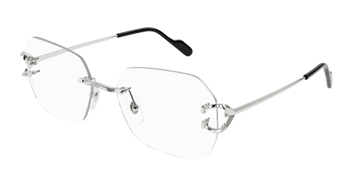 Cartier Eyeglasses CT0416O 002 Silver