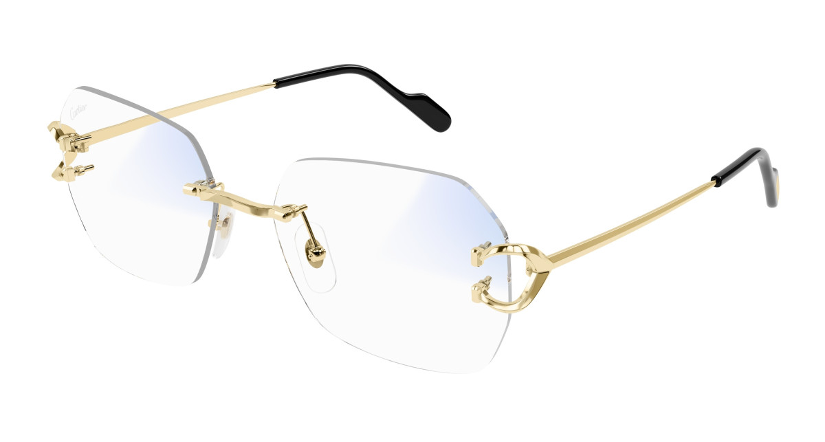Cartier Sunglasses CT0416S 001 Gold