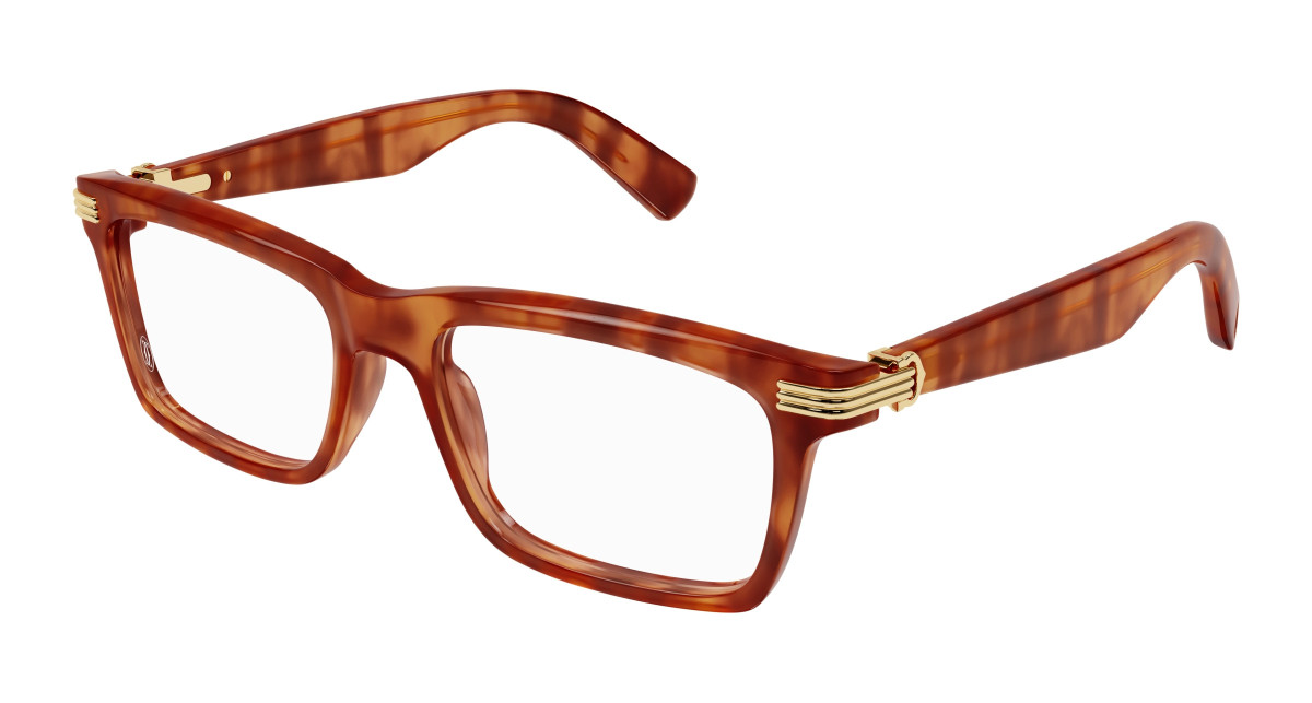 Cartier Eyeglasses CT0420O 008 Havana