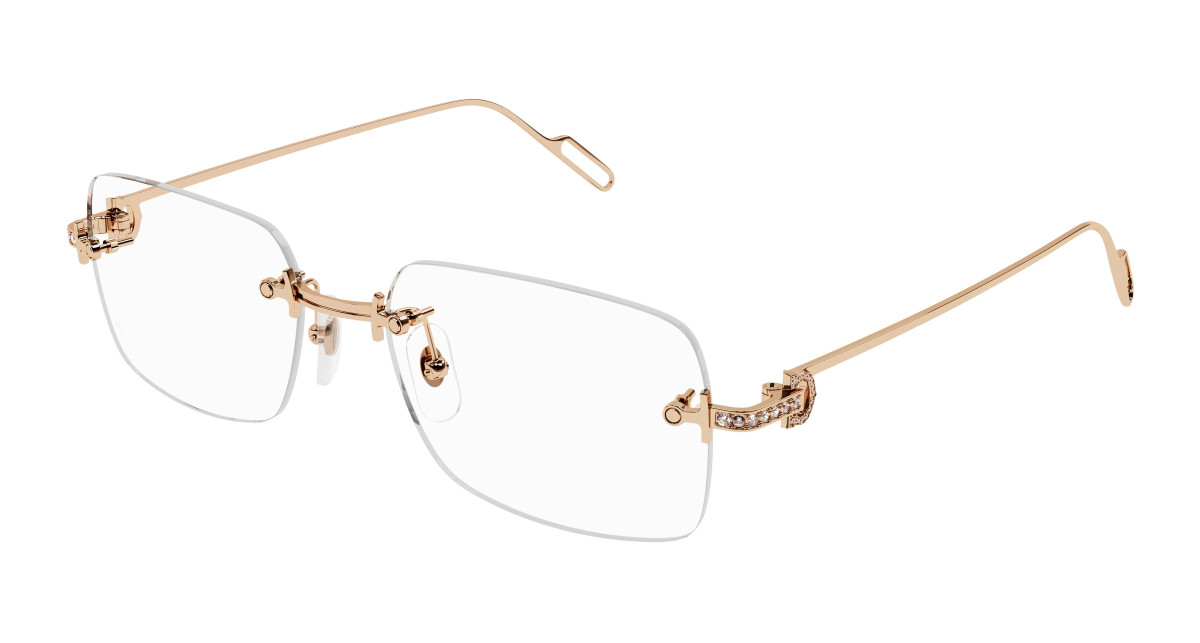 Cartier Eyeglasses CT0421O 001 Copper