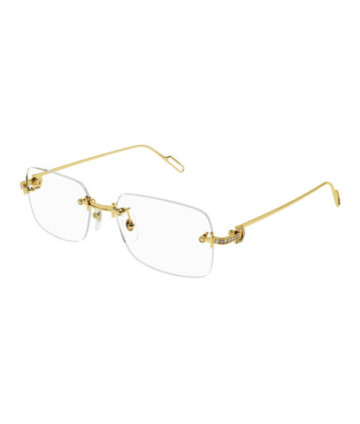 Cartier Eyeglasses CT0421O 002 Gold