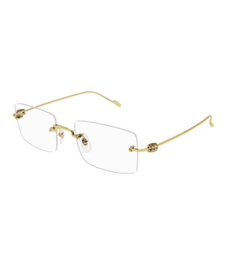 Cartier Eyeglasses CT0422O 002 Gold
