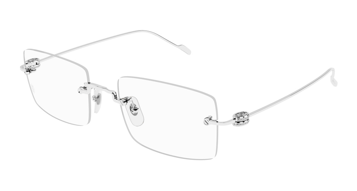 Cartier Eyeglasses CT0422O 003 Silver