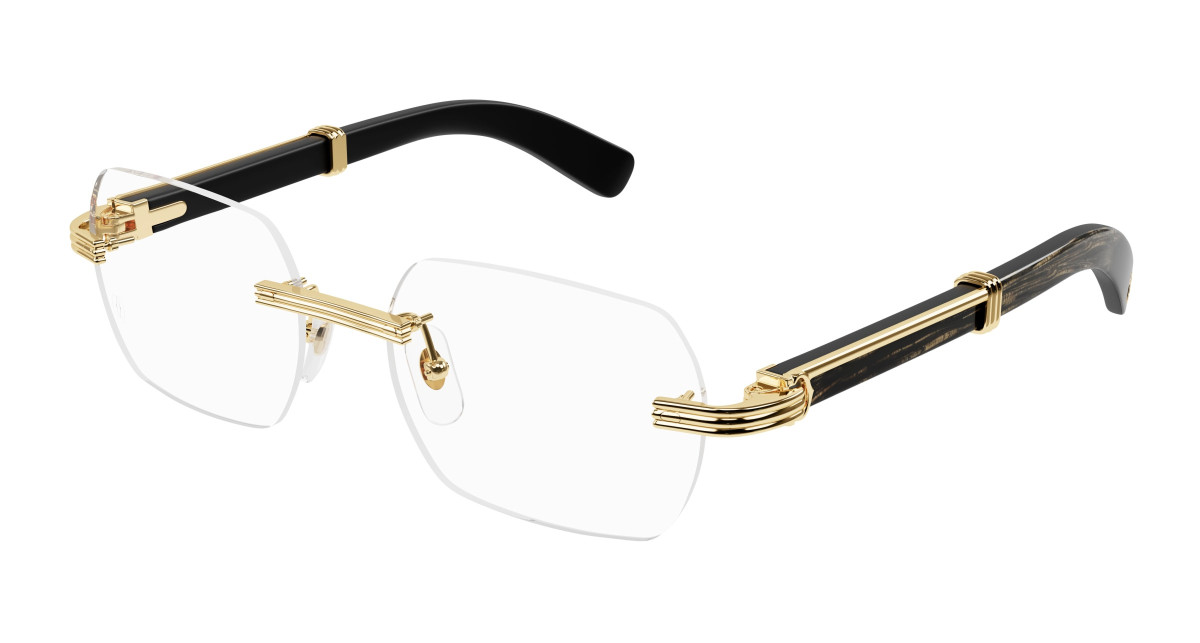 Cartier Eyeglasses CT0423O 001 Gold