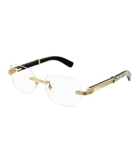 Cartier Eyeglasses CT0423O 003 Gold