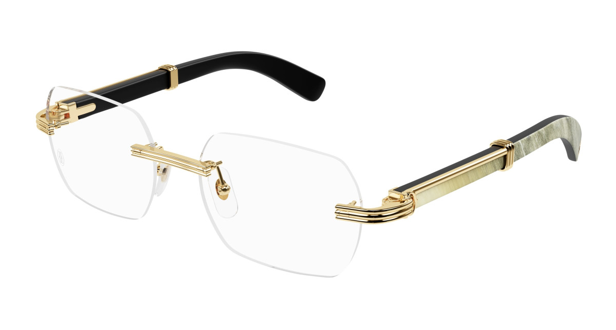 Cartier Eyeglasses CT0423O 003 Gold