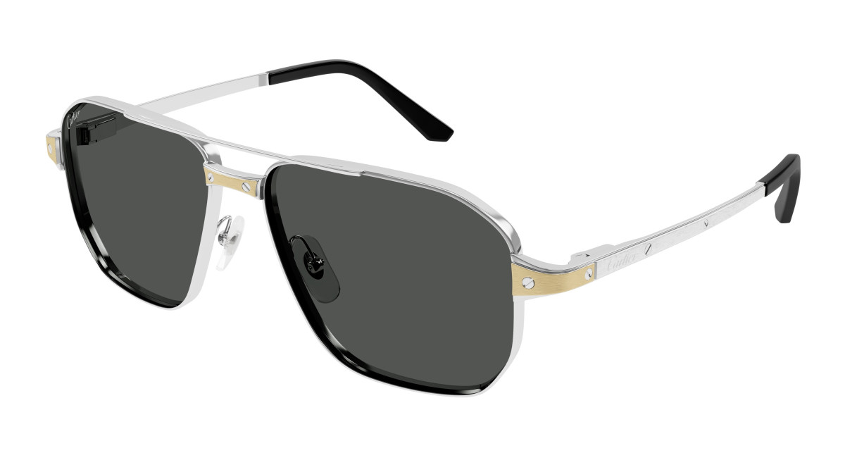 Cartier Sunglasses CT0424S 001 Silver