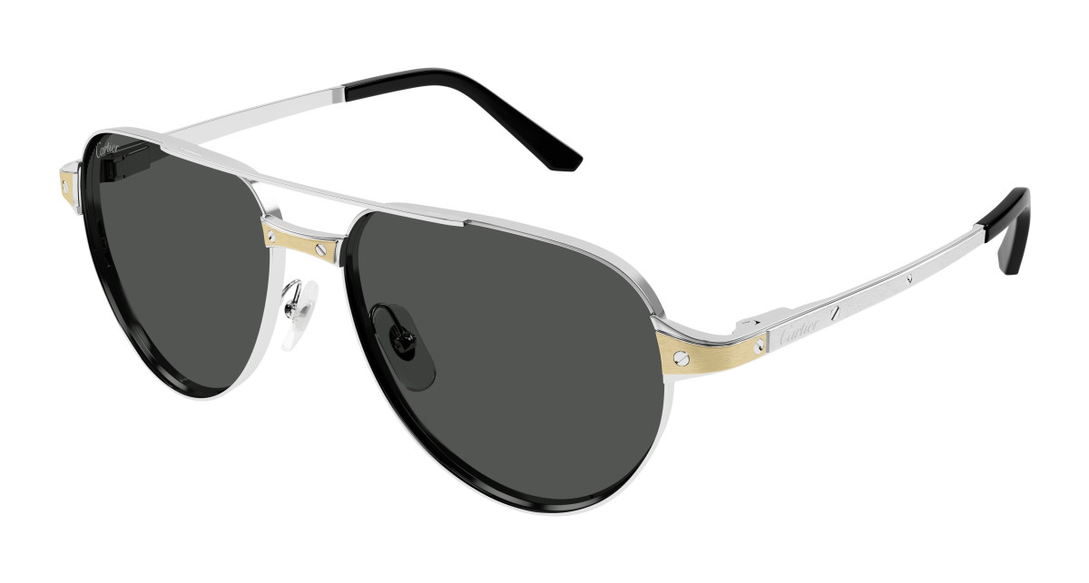 Cartier Sunglasses CT0425S 001 Silver