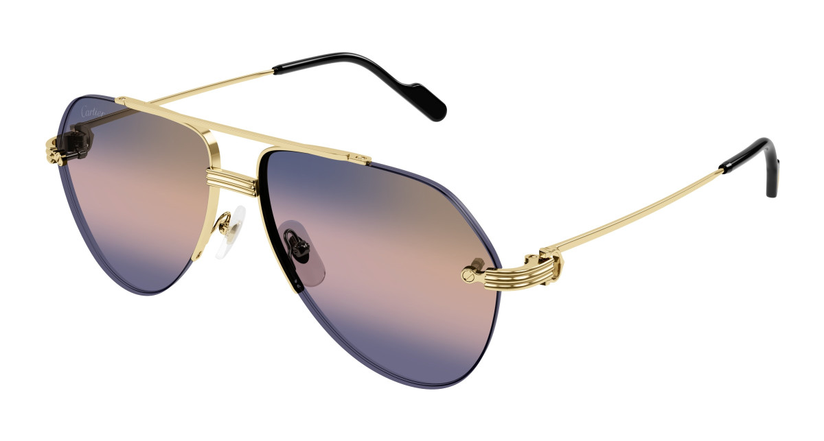Cartier Sunglasses CT0427S 008 Gold