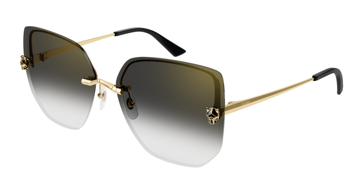 Cartier Sunglasses CT0432S 001 Gold