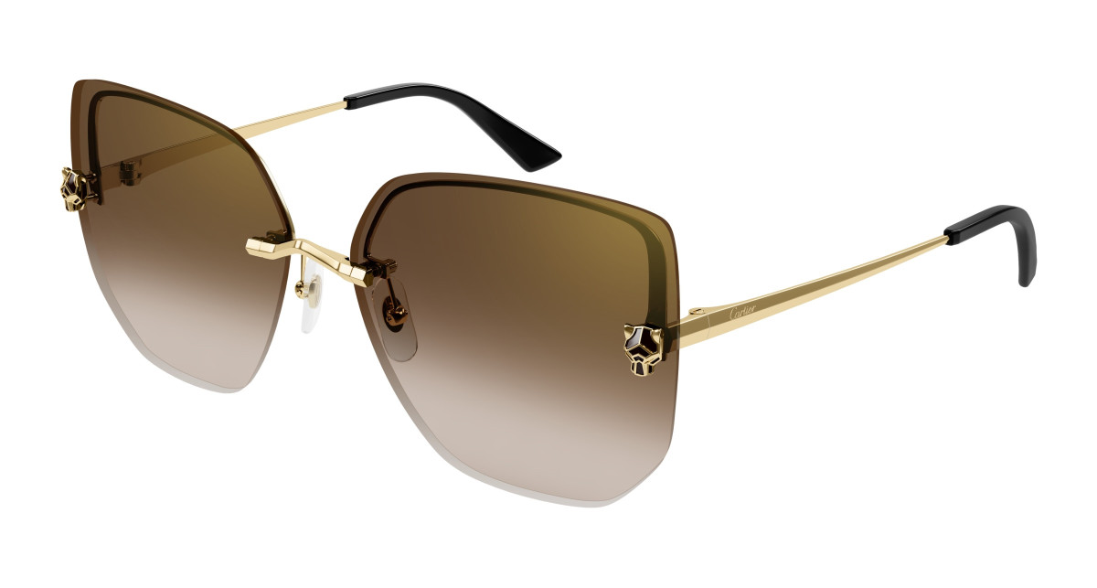 Cartier Sunglasses CT0432S 002 Gold