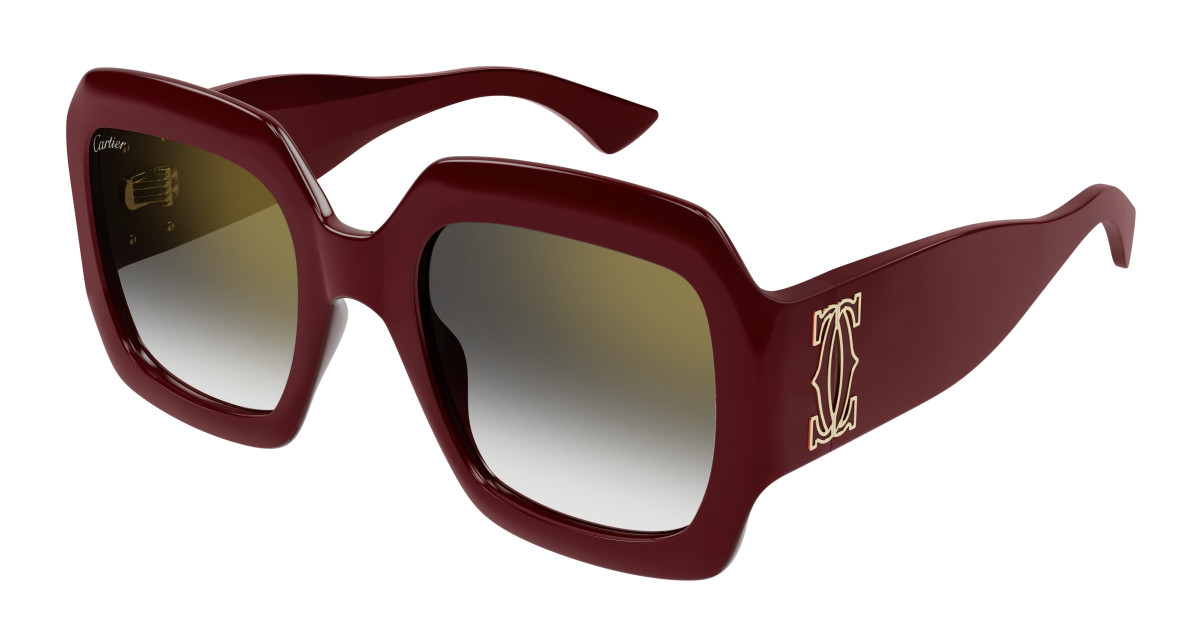 Cartier Sunglasses CT0434S 004 Burgundy