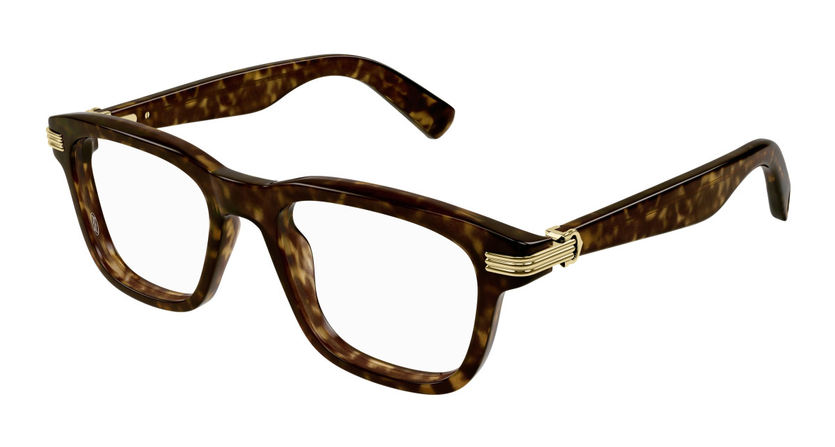 Cartier Eyeglasses CT0444O 003 Havana