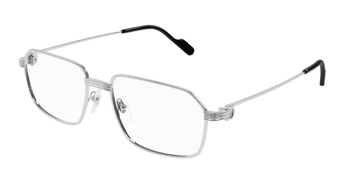 Cartier Eyeglasses CT0445O 002 Silver