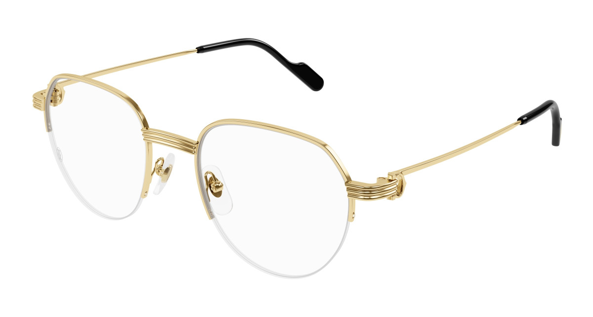 Cartier Eyeglasses CT0446O 001 Gold