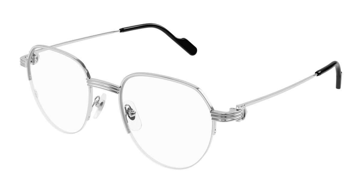 Cartier Eyeglasses CT0446O 002 Silver