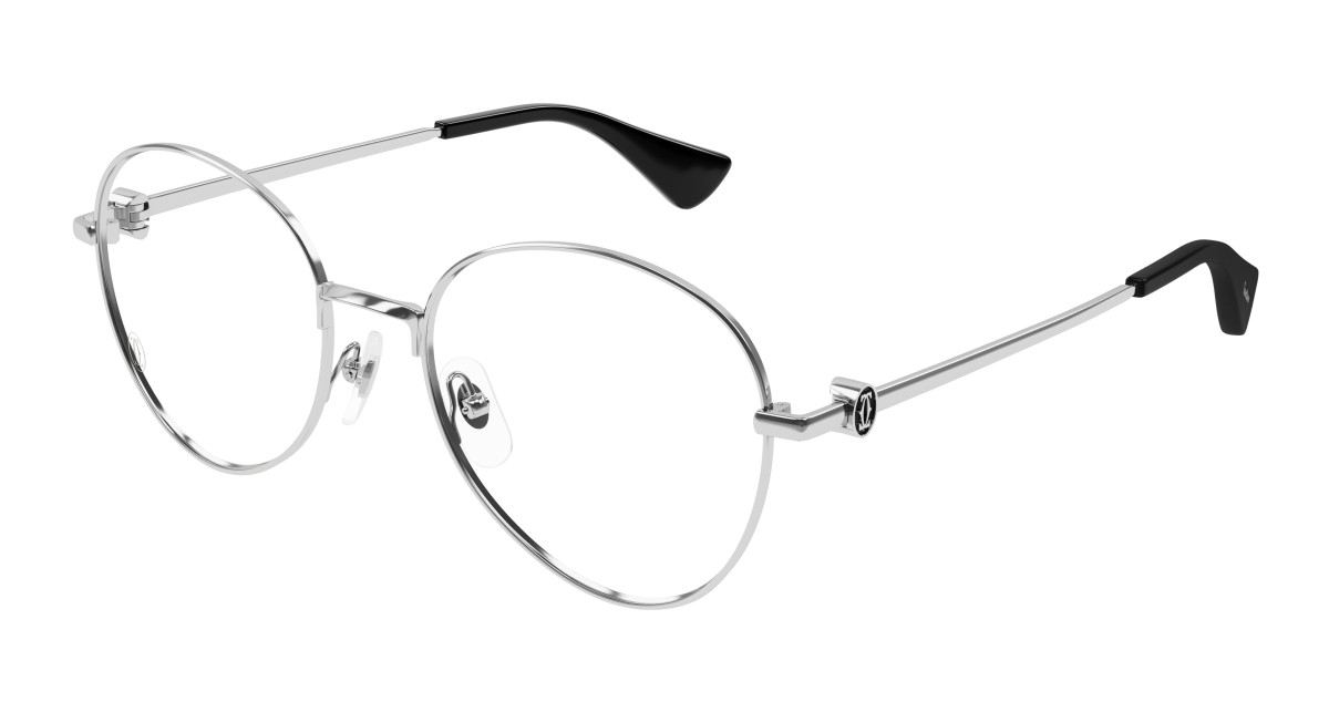 Cartier Eyeglasses CT0449O 002 Silver