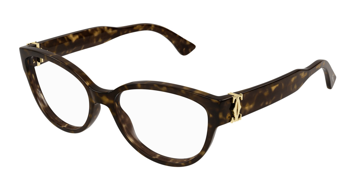 Cartier Eyeglasses CT0450O 002 Havana