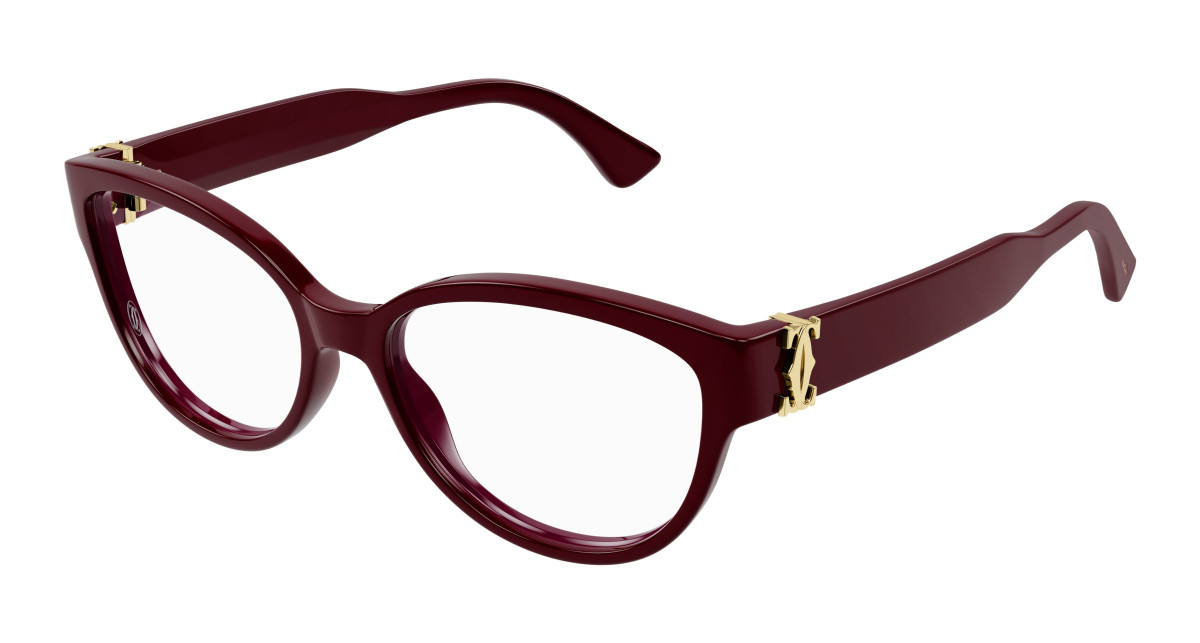 Cartier Eyeglasses CT0450O 004 Red