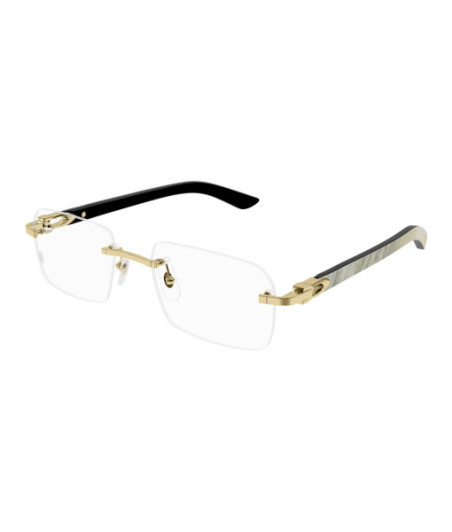 Cartier Eyeglasses CT0453O 002 Gold