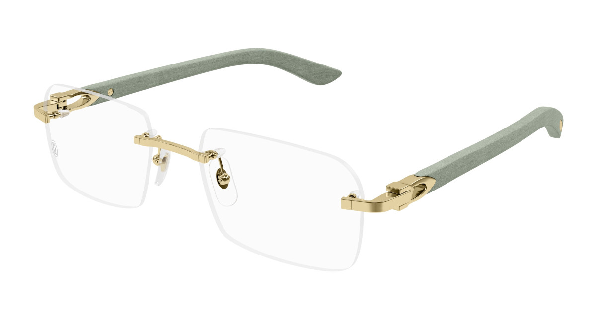 Cartier Eyeglasses CT0453O 005 Gold